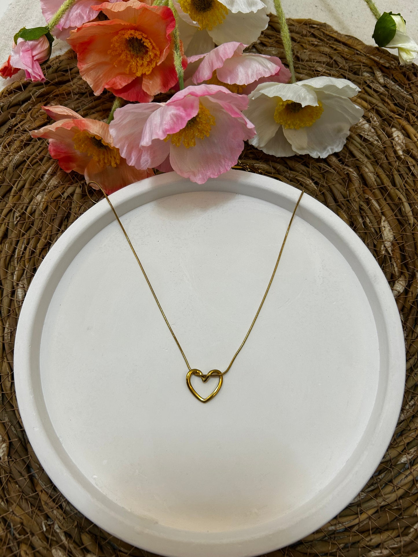 '' Kızıma'' Kalp Kolye  Duygusal Not + Hediye Kutusu