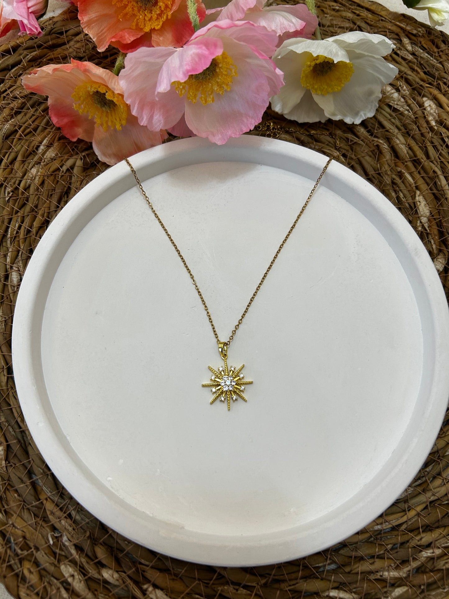 '' Anneme '' Kuzey Yıldızı Kolye  Duygusal Not + Hediye Kutusu